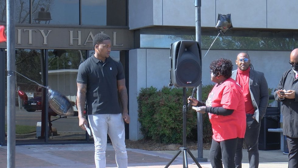 The city honored their hometown native, national champion, and future NFL draft pick with the...