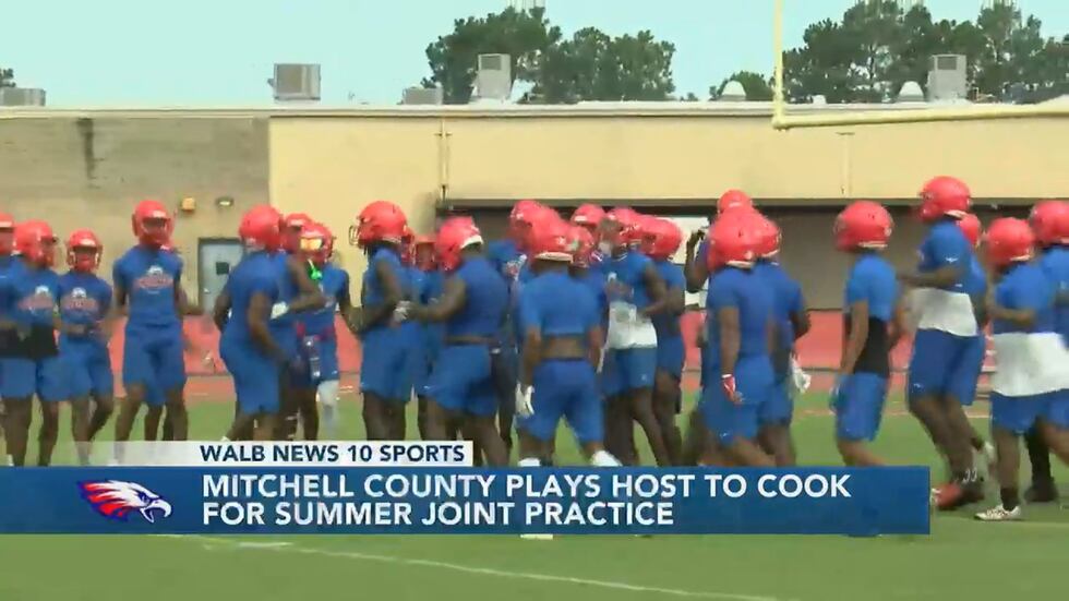 Mitchell County hosts Cook in summer joint practice