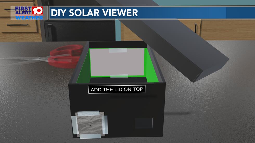This is what your solar eclipse viewer will look like at the end.