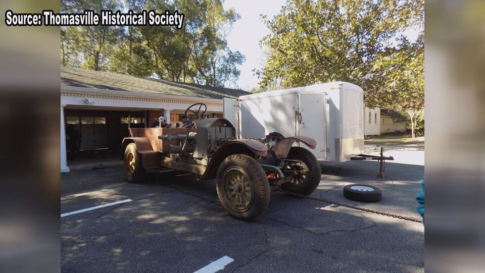 This year, the Thomas Co. Historical Society is working on restoring a 1916 fire engine....