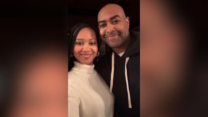 Amiyah Johnson and her father Kenneth King