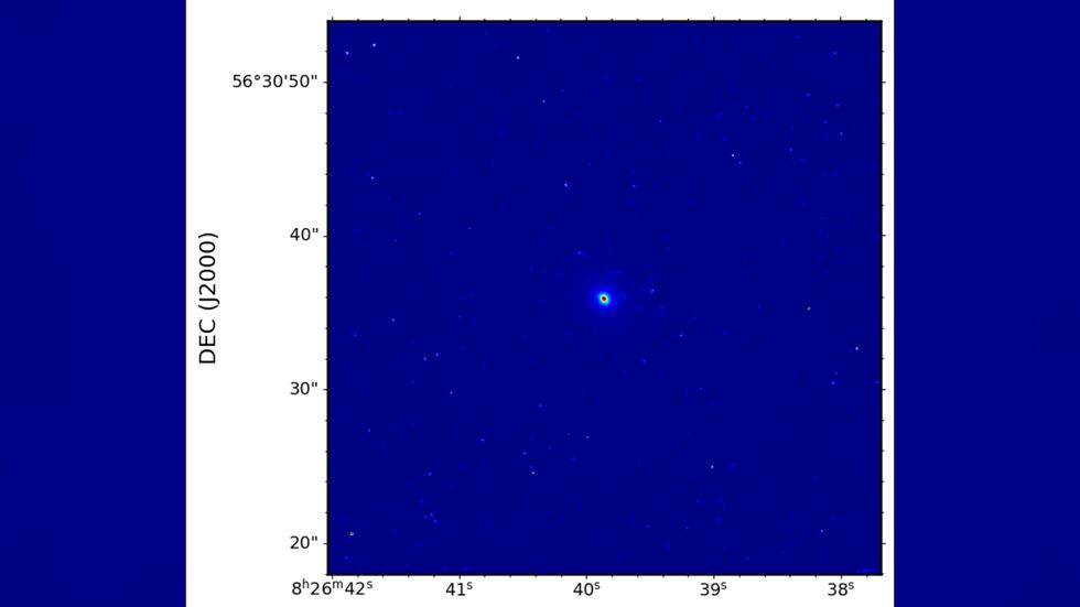 Astronomers said they captured a radio signal from the most distant galaxy from the earth so far.