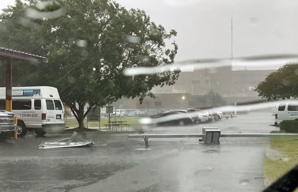 Colquitt Regional Hosp. storm damage