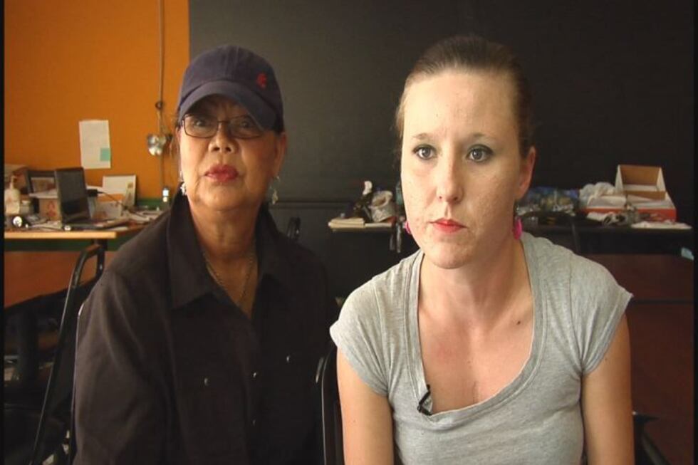 (Left) Thai Chang's owner, and Missy Atteberry