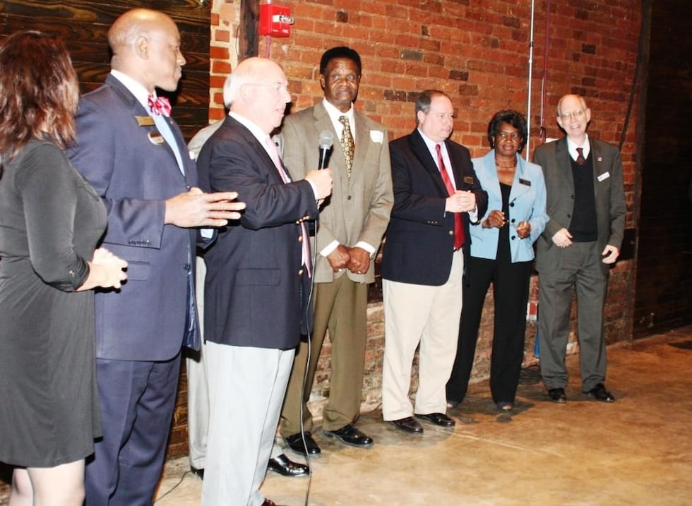 Valdosta Mayor John Gayle speaking at last year's Bird Supper. Source Sementha Matthews