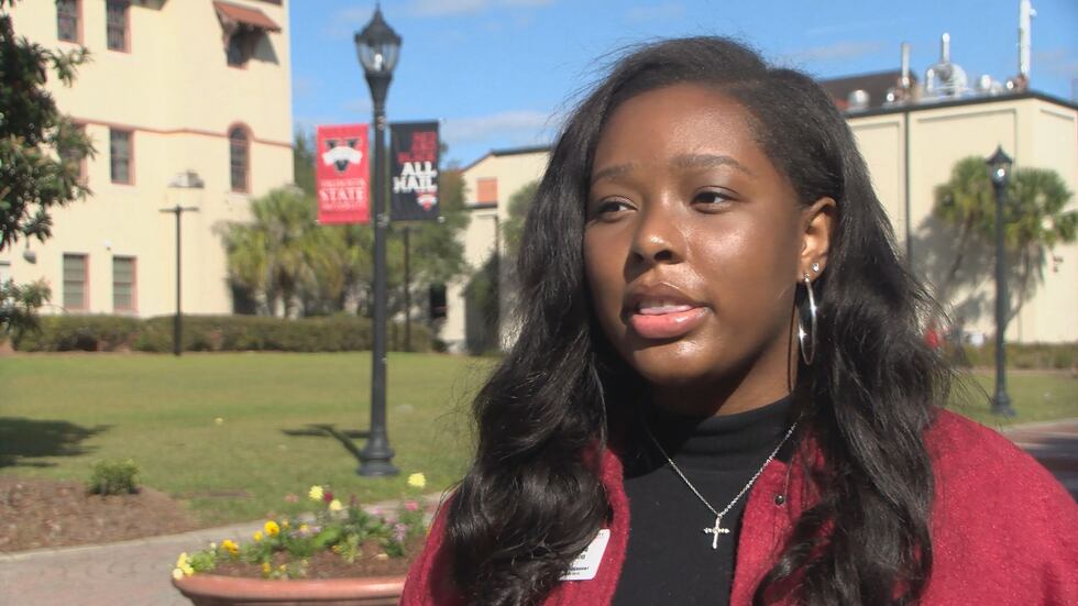 Makaya Clinton says it makes her proud to know that her generation is showing up to vote.