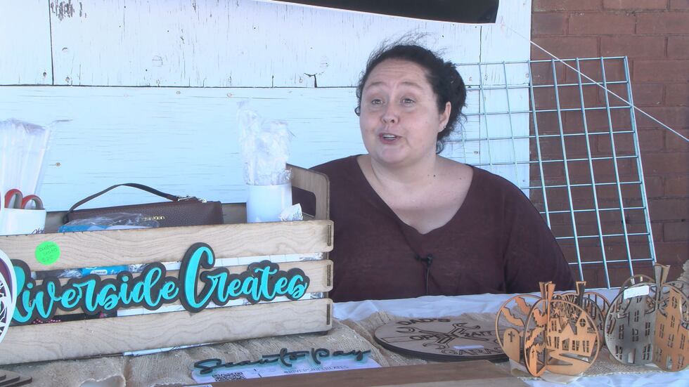 This is Toni Gay, co-owner of Riverside creates.