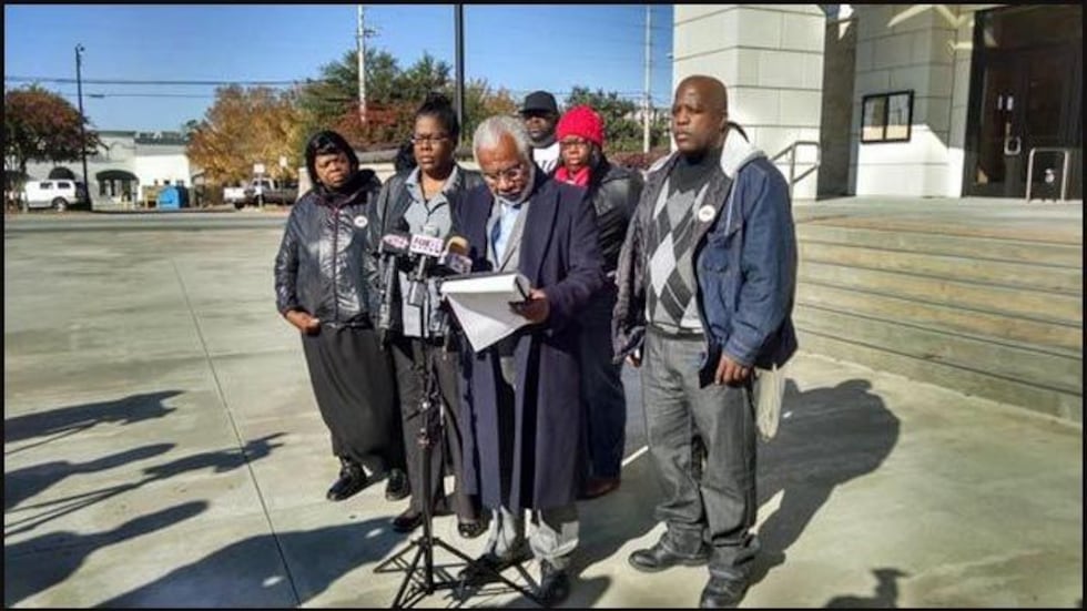 Attorney Chevene King, Jr. holds a news conference in Valdosta in 2014 (Source: WALB)