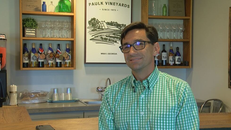 Chris Paulk is the director of winery operations for Paulk Vineyards.