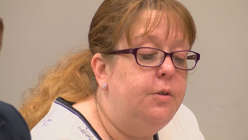 Previous court appearance of Abby Arthur on March 22. (Source: WALB)