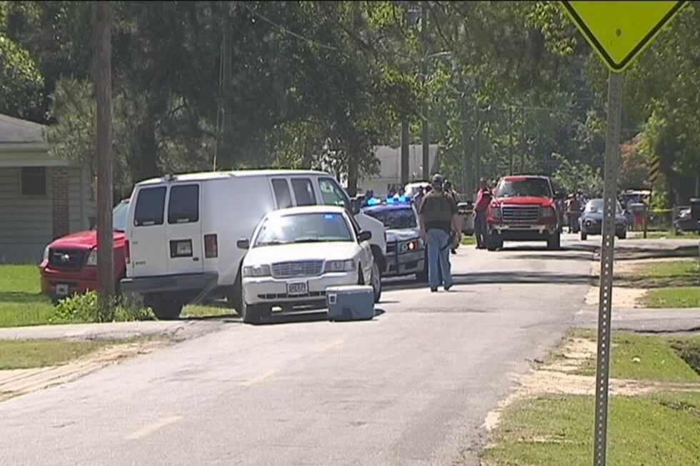 The crime scene at 3rd Avenue and Short Street