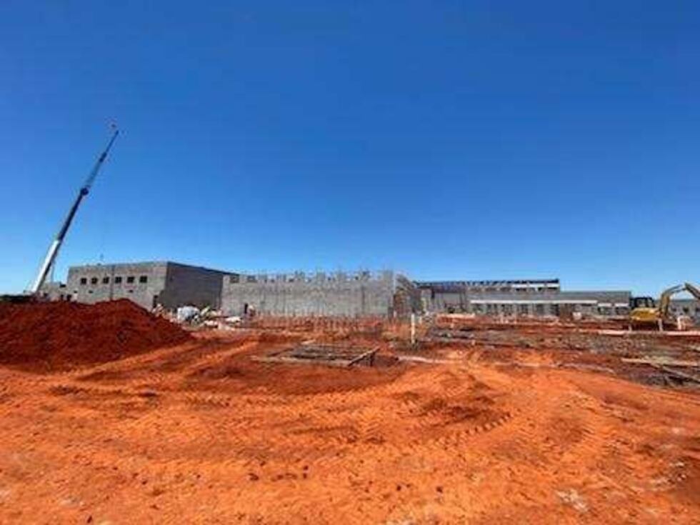 Choates adds construction is slightly ahead of schedule. He said the school should be done by...