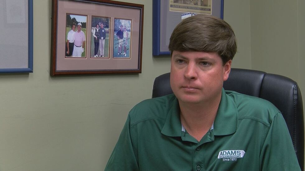 Bridges Sinyard, Vice President, Adams Exterminators (Source: WALB)