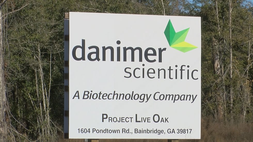 Danimer, a chemical factory, is one of many new businesses bringing jobs to Bainbridge.