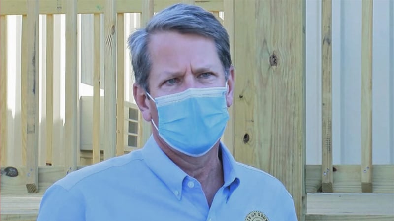 Governor Brian Kemp in Albany