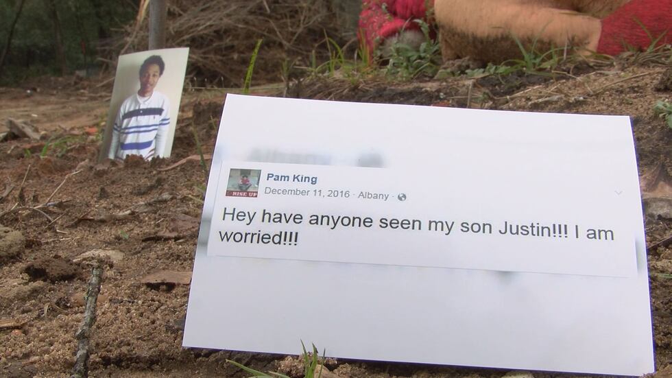 Davis made this post the day her son was found dead in East Albany. (Source: WALB)